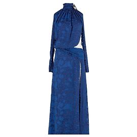 Autre Marque MUMA Blue Long Dress Blue
