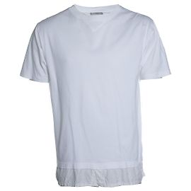 Christian Dior Dior homme, T-shirt bianca con oblique Bianco