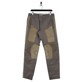 Maison Martin Margiela Maison Margiela SS05 Leder-Panel Motorradfahrer-Hose Grau