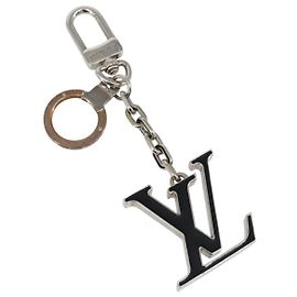 LOUIS VUITTON Porte Cre Printed Initials LV Charm metal M65071 LV Auth bs29788 Plata