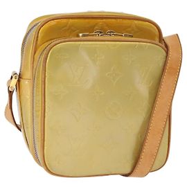LOUIS VUITTON Monogram Vernis Wooster Shoulder Bag Gris M91036 LV Auth ka841 Gris
