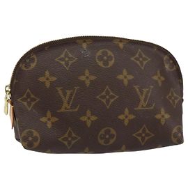 LOUIS VUITTON Monogram Pochette Cosmetic PM Pouch M43998 LV Auth BA8901 Monogram