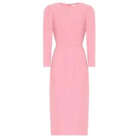 Robe fourreau Veronica Beard rose à manches bouffantes Rose