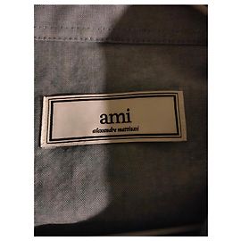 Autre Marque Camicia Ami Alexandre Mattiussi Azzurro Blu