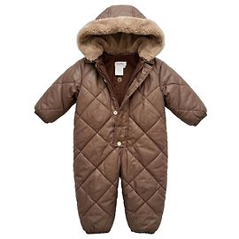 Baby Dior Quilted Leather Pilot Jumpsuit - Brown Brown