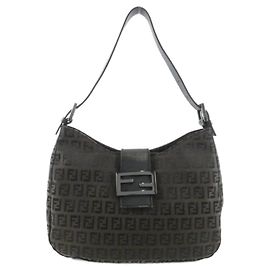 Borsa a tracolla Fendi 8BR036 Marrone Nero