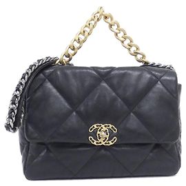 Chanel 19 Shoulder Bag Black