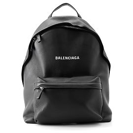 Balenciaga Everyday Leather Backpack Black