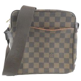 Louis Vuitton Damier Olaf PM Schultertasche Braun