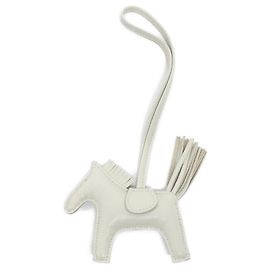 Hermès Hermes Rodeo Accessory Bag Charm PM White