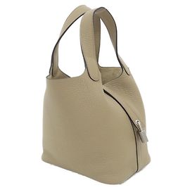 Hermès Bolsa Hermes Picotin Lock PM Bege