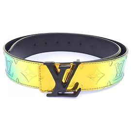 Louis Vuitton Prism Ceinture 40mm Reversible Belt Verde Laranja Amarelo