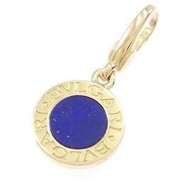 Bulgari Colar com pingente Bvlgari em ouro amarelo e lapis lazuli Dourado
