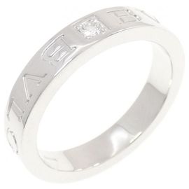 Bulgari Bvlgari B.zero1 White Gold Diamond Band Ring Golden