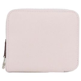 Hermès Hermes AUNAGE RODEO DES COWGIRLS Silk Compact Wallet Pink