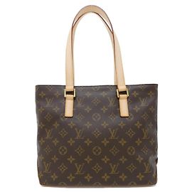 Louis Vuitton Monogram Cabas Piano Handtasche Braun