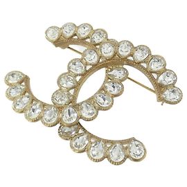 Spilla Chanel Clear and Gold D'oro Altro
