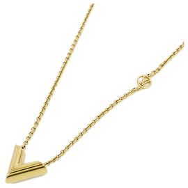 Louis Vuitton Essential V Halskette Golden