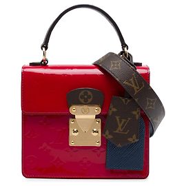 Louis Vuitton Red Monogram Vernis Spring Street Vermelho