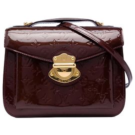 Louis Vuitton Red Monogram Vernis Miranda Rouge Bordeaux