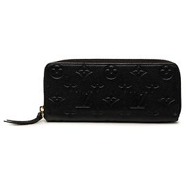 Carteira Louis Vuitton Black Monogram Empreinte Clemence Preto