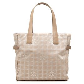 Chanel Beige New Travel Line Nylon Tote Beige