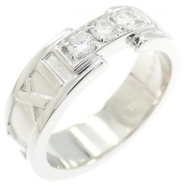 Autre Marque Anillo Tiffany Atlas Band en oro blanco de 18K Otro