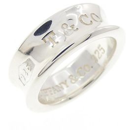 Autre Marque Tiffany 1837 Silver Band Ring Other