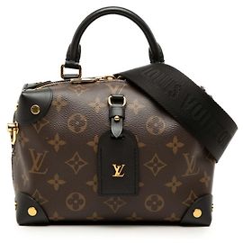 Bolsa Louis Vuitton Monogram Petite Malle Souple Marrom