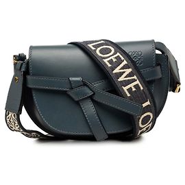 Bolsa Tiracolo Loewe Anagram Gate Dual Mini Azul marinho