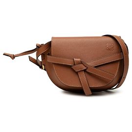 Loewe Gate Dual Mini Crossbody Shoulder Bag Braun