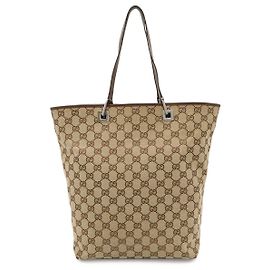 Sac cabas Gucci GG Canvas Marron Beige
