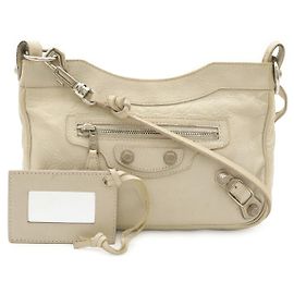 Balenciaga Giant Hip Shoulder Bag Brown Beige