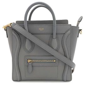 Céline Bolsa Celine Nano Luggage Preto