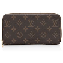 Carteira Zippy em Canvas Monogram Louis Vuitton Marrom