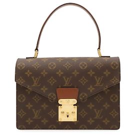 Borsa Louis Vuitton Monogram Concorde Marrone