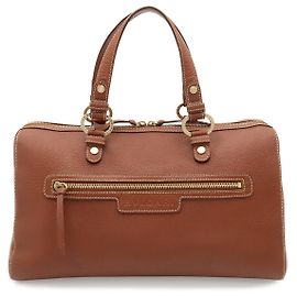 Bulgari Bvlgari Logo Mania Mini Boston Handtasche Braun