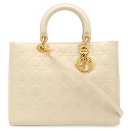 Autre Marque Bolso Dior Lady Dior Cannage Blanco