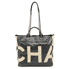 Sac Shopping Large Chanel Camellia Coco Mark Multicolore