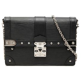 Louis Vuitton Epi Portefeuille Trunk Shoulder Bag Nero