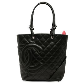 Saco Tote Chanel Cambon Line Coco Mark Preto