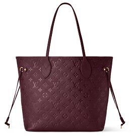 Louis Vuitton Bolso Monogram Empreinte Neverfull MM Burdeos