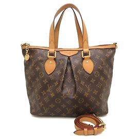Louis Vuitton Monogram Palermo PM Handtasche Braun Monogramm
