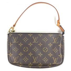 Louis Vuitton Pochette Accessoires Handtasche/Etui Braun