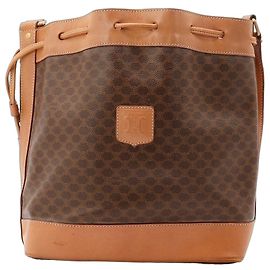 Céline Borsa a secchiello Celine Macadam Marrone
