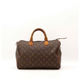 Borsa Louis Vuitton Speedy 30 Monogram Canvas Marrone