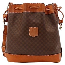 Céline Bolsa Bucket Celine Vintage Monogram Marrom