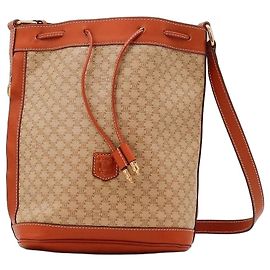 Céline Borsa a secchiello Celine Vintage Monogram Marrone Beige
