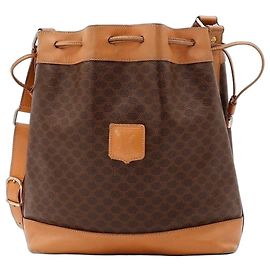 Céline Bolsa Bucket Vintage Celine Monogram Marrom Outro