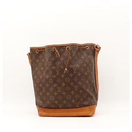 Bolsa de Balde Louis Vuitton Monogram Noe Marrom Monograma